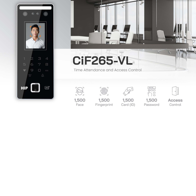 เครื่องสแกนใบหน้า CiF265-VL