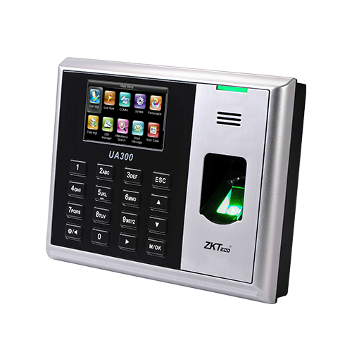 เครื่องสแกนลายนิ้วมือ สำหรับบันทึกเวลาทำงาน Finger Scan ZKTECO UA300