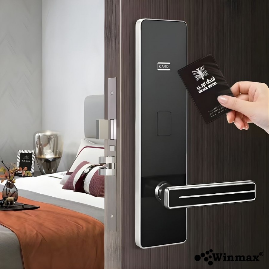 ประตูล็อคโรงแรมดิจิตอล Winmax Hotel Lock รุ่น WN-S19