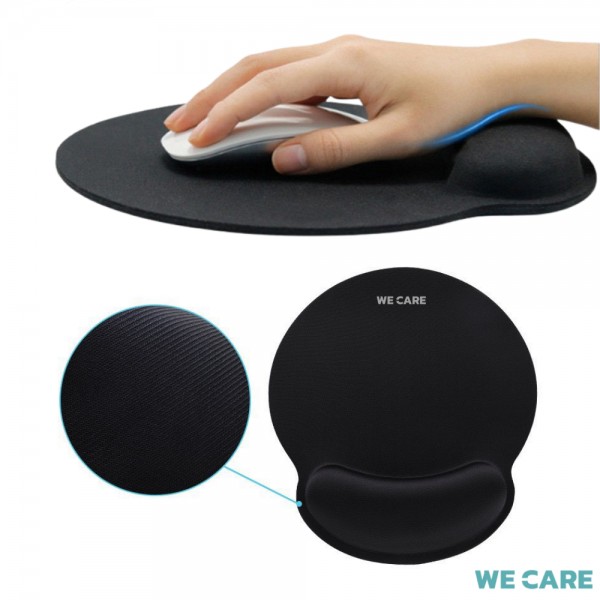 แผ่นรองเมาส์เพื่อสุขภาพ เมมโมรี่โฟม รองรับข้อมือ ลดปวดล้า WE CARE รุ่น BeWork 2
