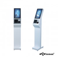 เครื่องกดบัตรคิวบริการตนเอง ตู้คีออสขายสินค้า Kiosk Ordering Self Service ขนาด15.6นิ้ว Winmax รุ่น Win511 เครื่องกดบัตรคิวบริการตนเอง ตู้คีออสขายสินค้า Kiosk Ordering Self Service ขนาด15.6นิ้ว Winmax รุ่น Win511