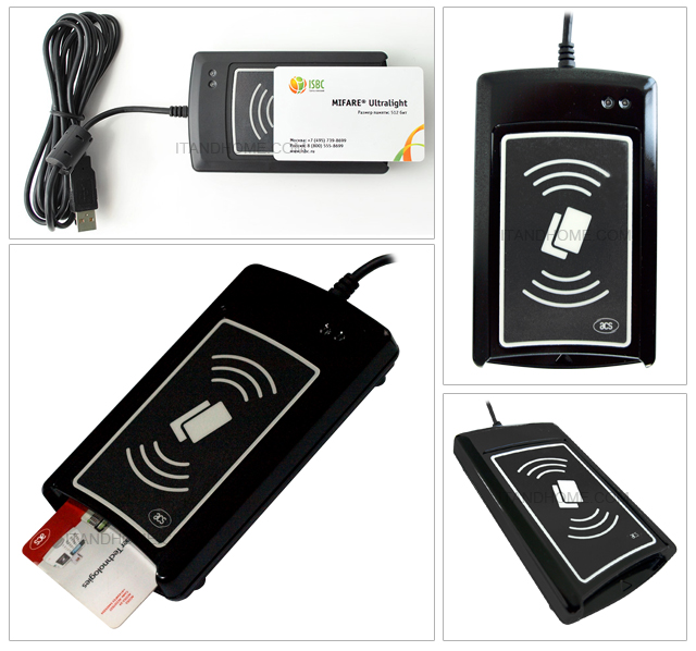 Smart Card Reader and RFID Mifare 13.56MHz Reader ACR1281U