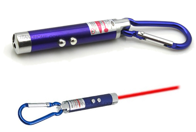 LED Laser Pen Pointer Flashlight Torch Beam