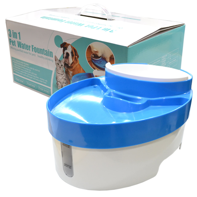Automatic Pet 3 in 1 Waterfall Drinking Fountain