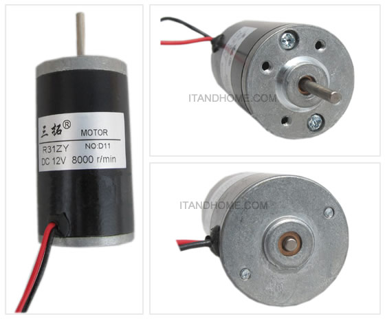 High speed Electric DC motor R31ZY 1.5A 8000rpm 