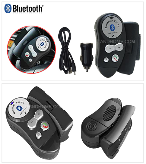 Wireless Bluetooth Hands-free Speaker Phone Car Kit