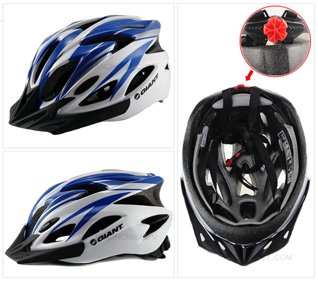 Bicycle Helmet Safety Cycling Helmet Bike Head Protect Blue