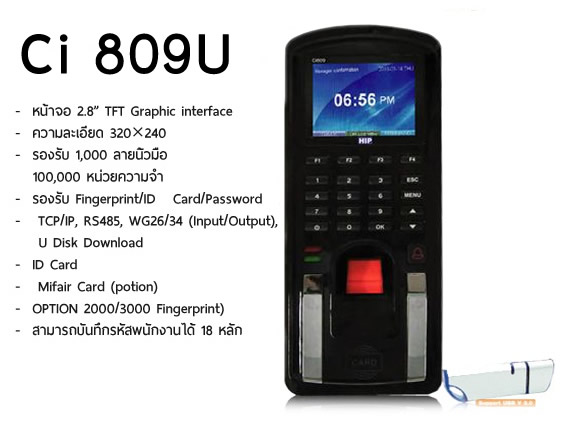Fingerprint Scan HIP Ci 809U