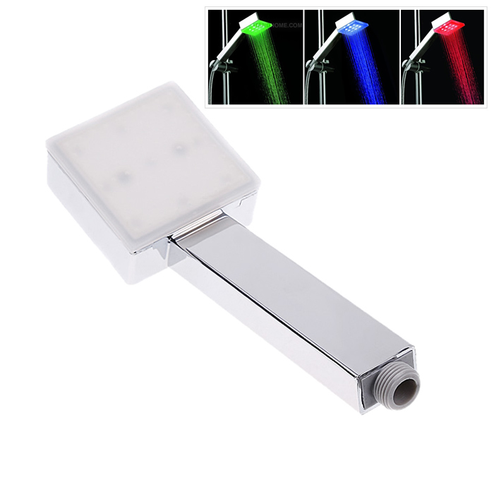 ฝักบัว LED เปลี่ยนสีตามอุณหภูมิ ไม่ต้องใช้ถ่าน