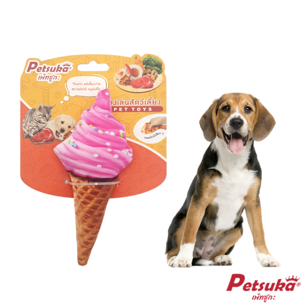Petsuka Pet Toy Ice Cream Food With Sound