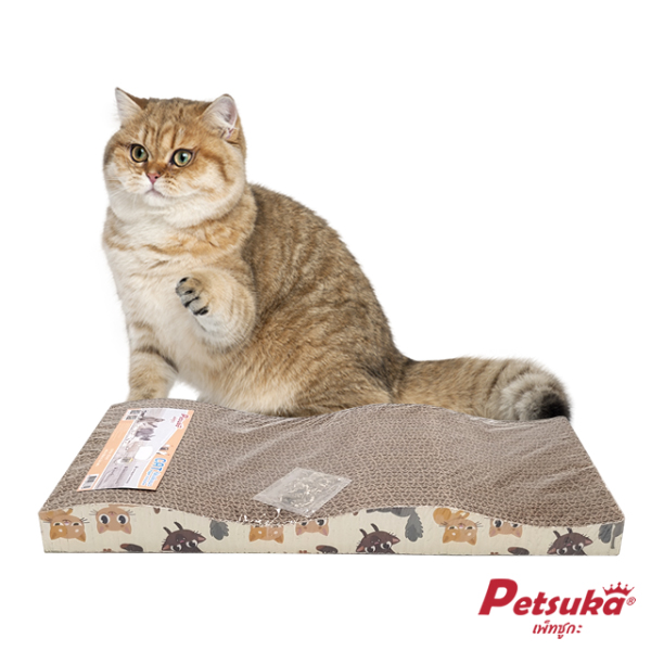 Petsuka Cat Scratcher Cat Scratching Wave Board