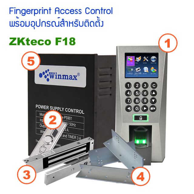 Access Control Fingerprint ZKteco F18