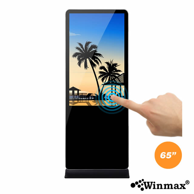 Stand Alone iPhone Style Touch Screen Digital Signage Model Winmax-DST65