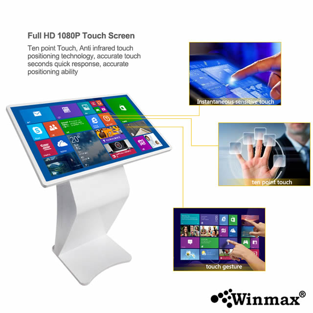 Stand Alone  Touch Screen Kiosk Model Winmax-K043