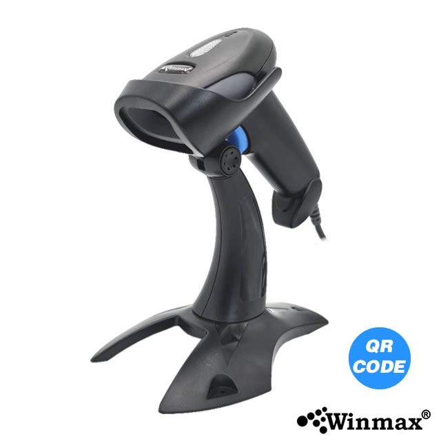 Handheld Barcode Reader QR Code Winmax-P303 With Stand
