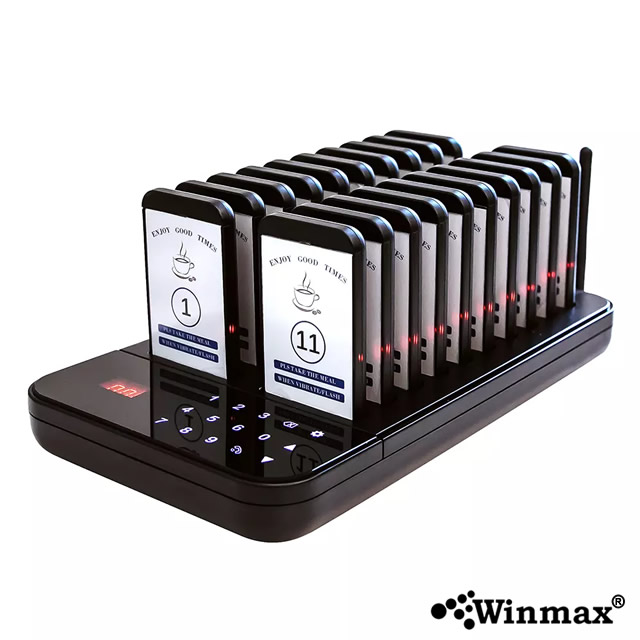 Restaurant Wireless Paging Queue System 20 Call Winmax-P731