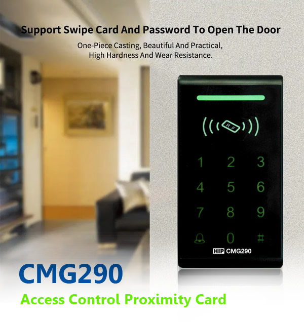 เครื่องทาบบัตรเปิดประตูด้วยคีย์การ์ด RFID Key Card CMG290