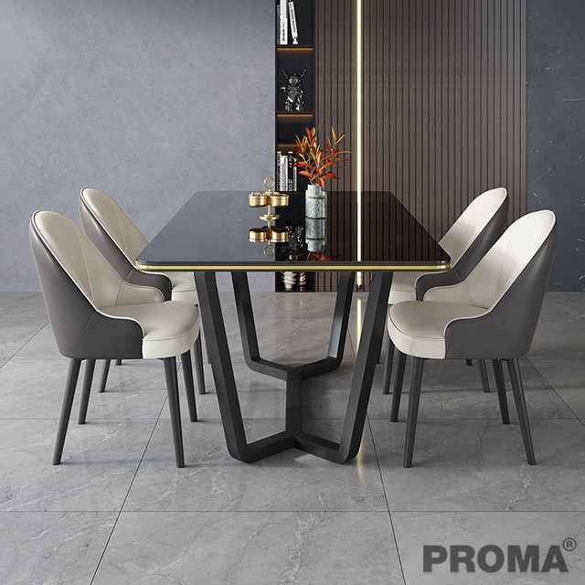 Table Dining Room Tempered Glass Square Dining Table With 4 Chairs