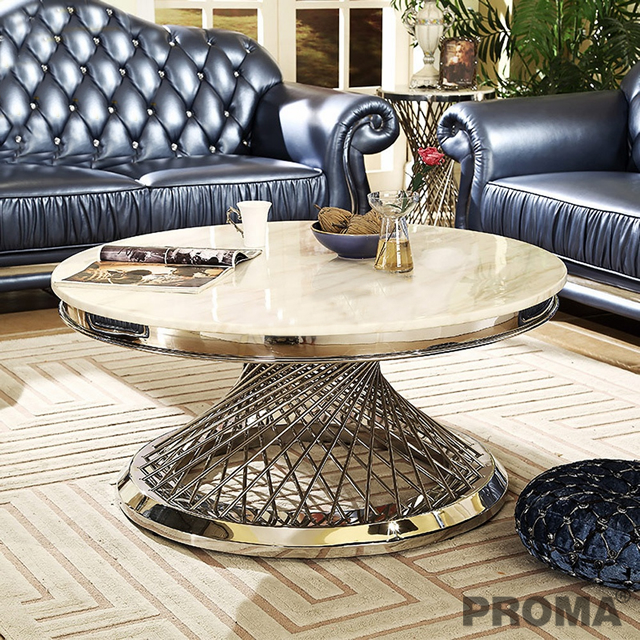 Luxury Marble Sofa Center Standless Table