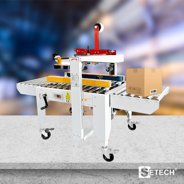 Tape box closing machine Semi Auto SETECH