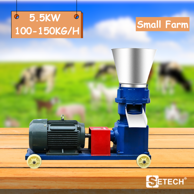 Animal feed pellet machine SETECH-SFM-5.5
