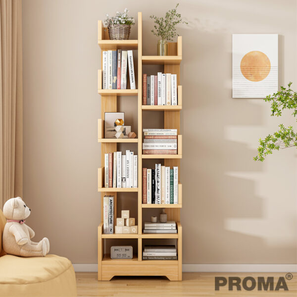 Bookshelf Economical Small Bookcase Storage Rack