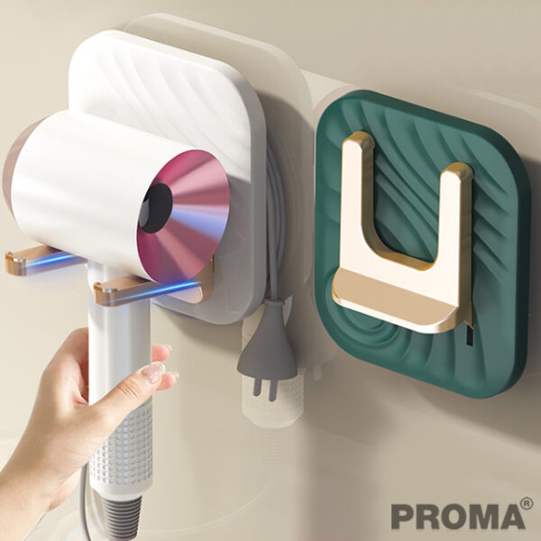 Bathroom Toilet Hair Dryer Bracket Air Tube Shelf