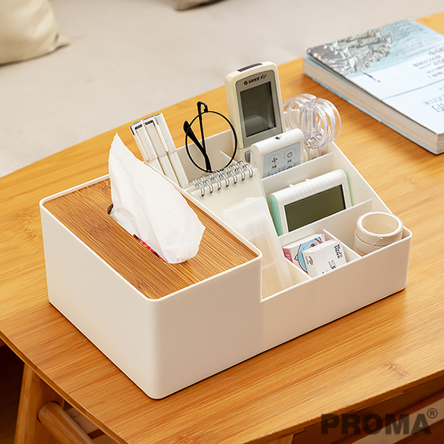 Tissue Box Integrated Coffee Table Storage Box