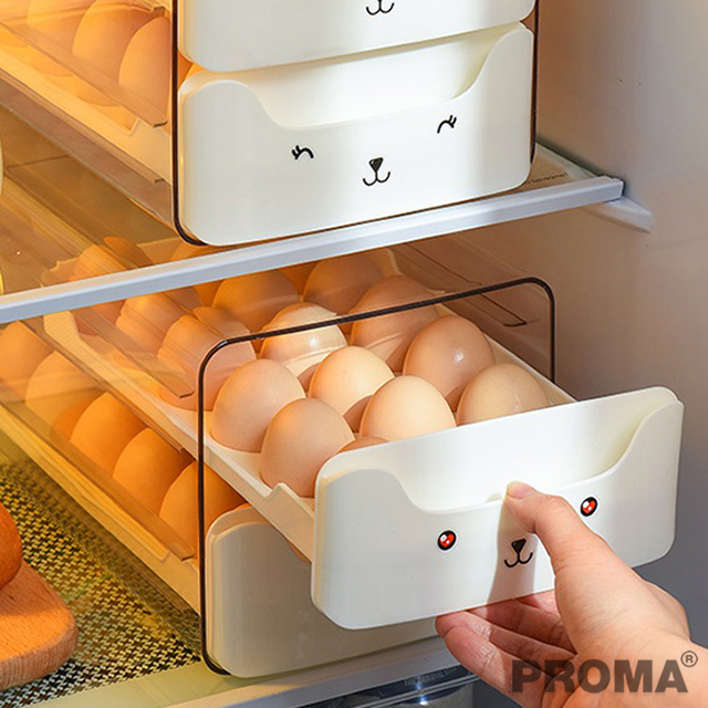 Egg Storage Box Refrigerator Drawer-Style