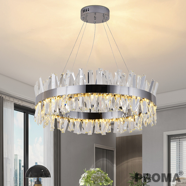 Luxury Circle Proma Crystal Chandelier