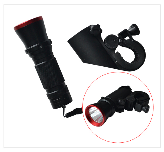 Bike Lights 2 Functional White LED Bicycles Lights Red Color
