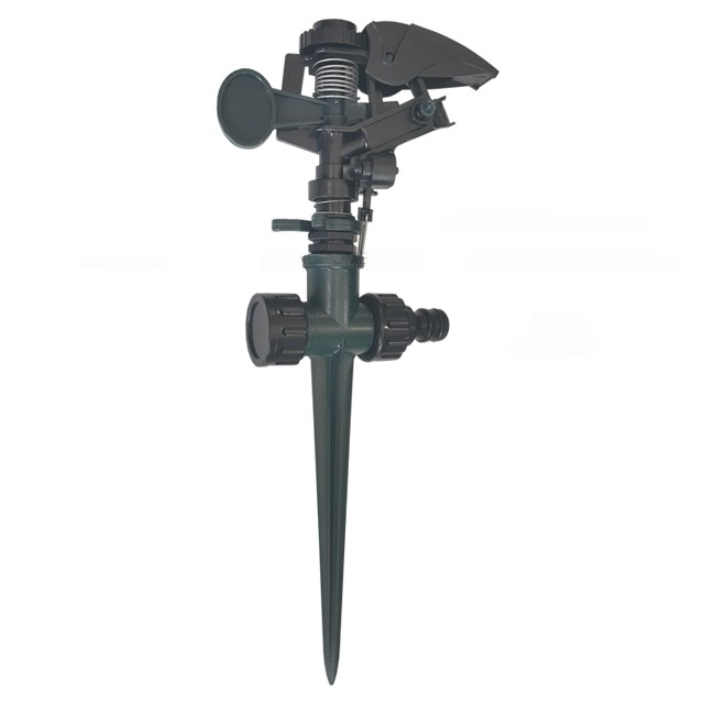 Impulse sprinkler and plastic impact sprinkler