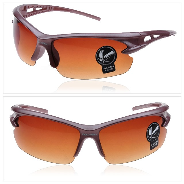 Sun Glasses Bicycle Lens Bike Brown Color