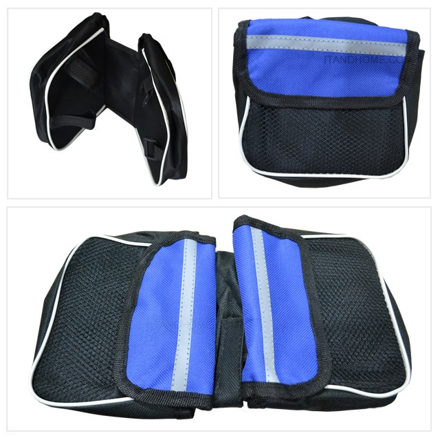 bicycle bag Transportation bike bag (Black-Blue Color)