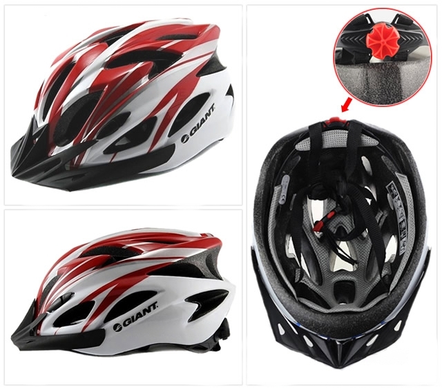 Bicycle Helmet Safety Cycling Helmet Bike Head Protect Red