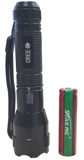 Flashlight Torch Aluminum Alloy 350 Lumen CREE LED