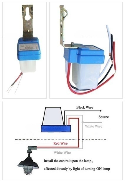 Photocell Street Light Photoswitch Sensor Switch AC 220V 10A