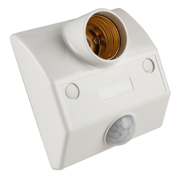 AC Infrared IR Motion Sensor Automatic Light Lamp Bulb Holder Stand Switch