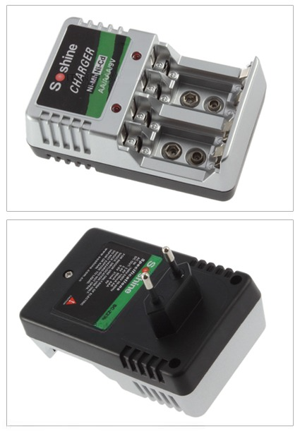 Ni Cd AA AAA 9v Rechargeable Battery Charger