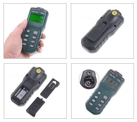 Laser Guide Ultrasonic Distance Measurea Range Finder 15m mastech