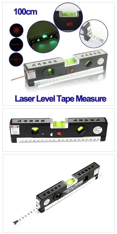 เครื่องวัดระดับเลเซอร์ พร้อมตลับเมตร Laser Level Measure