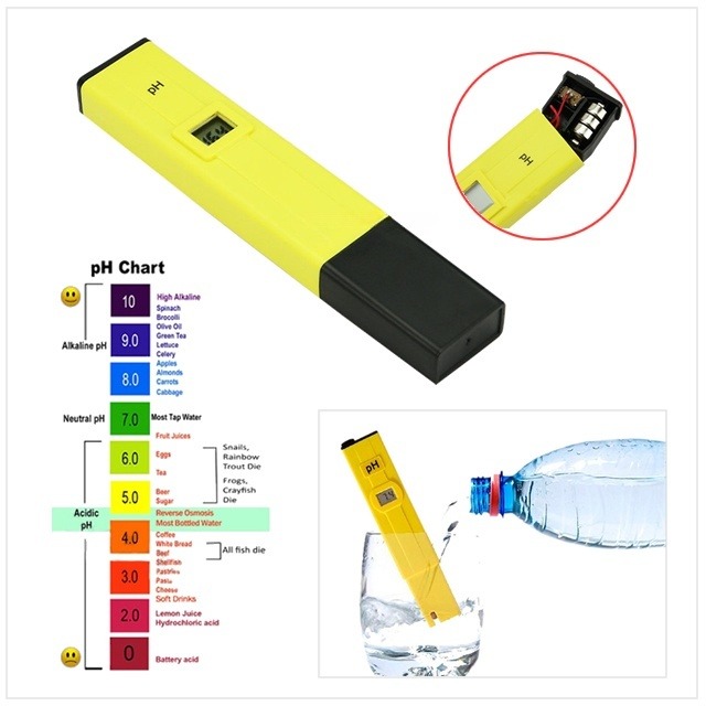 water quality meter tds tester yellow color