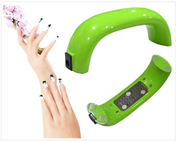 6W 100-240V Mini Nail Art Gel Curing LED UV Lamp Dryer (Erin Color)