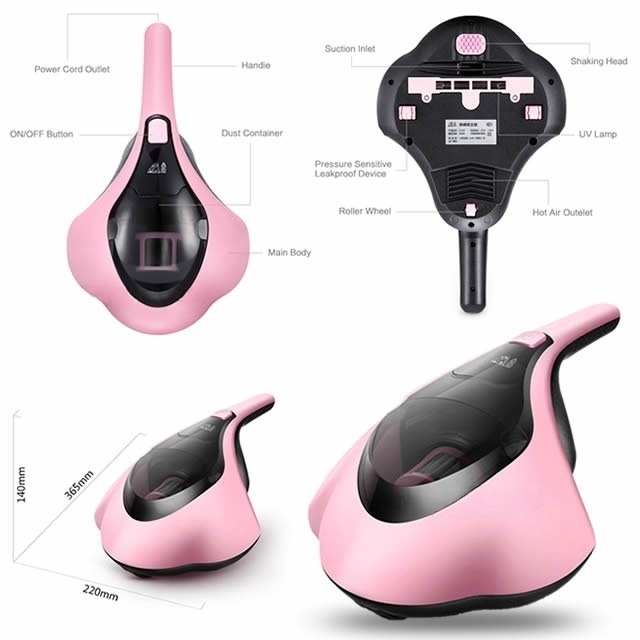 Dust Mite Controller UV germicidal cleaner Vacuum cleaner HandHeld D-607