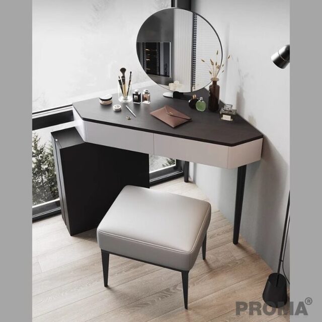 LED Dressing Storage Cabinet Makeup