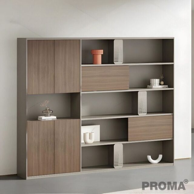 Office filing cabinet modern style Simple wood design.