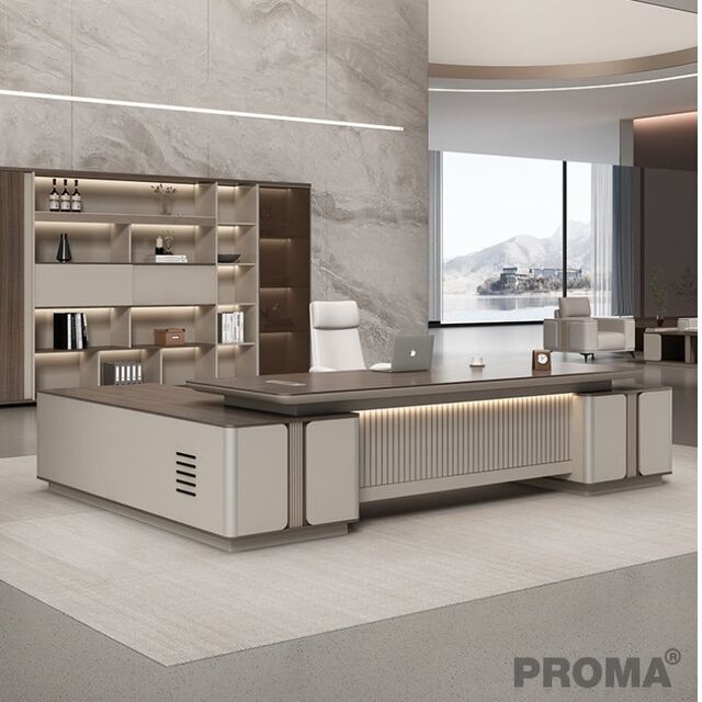  Executive desk, office desk, modern design With storage drawers