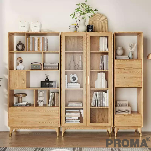 Modern Floor Simple Cabinet Living Room Storage Shelf Bookcase