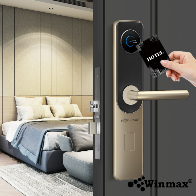  Digital Hotel Door Lock with Smart Card System Winmax Hotel Lock Model WN-D26