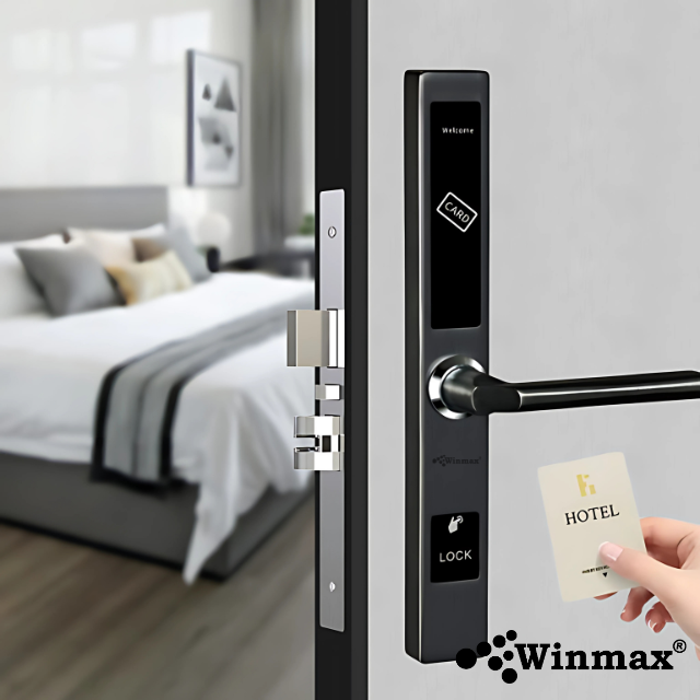 Digital RFID Key Card Hotel Lock Winmax Hotel Lock WN-P28